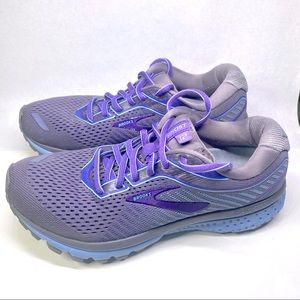 Brooks Ghost 12 Purple Women Size 7.5 Medium(B) Running Shoes